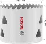 Bosch universaalne keermega augusaag 51 x 40 mm.